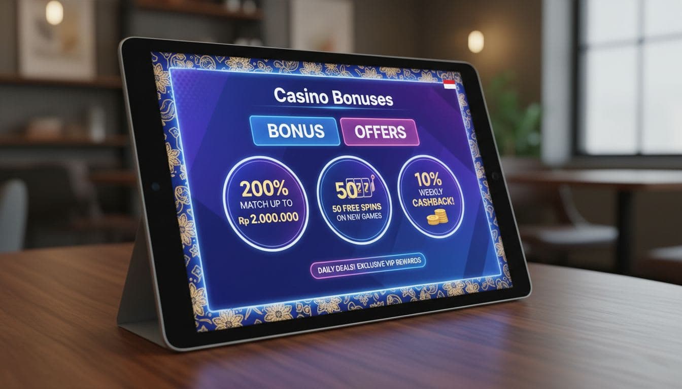 Top Online Casino Bonus Offers in Indonesia for 2025 image